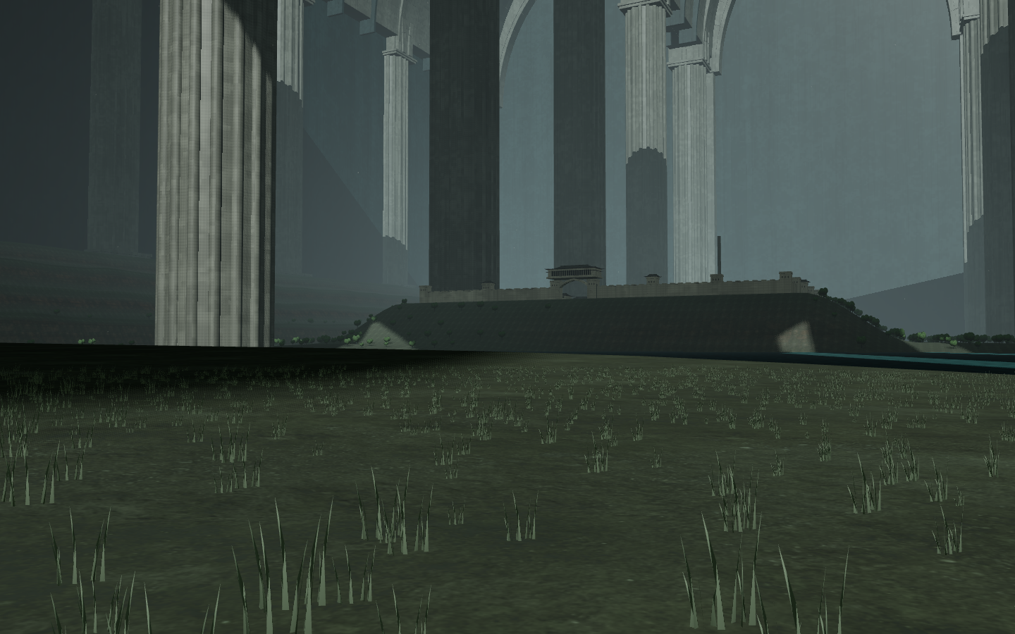 Locked view with the relic statues hidden.